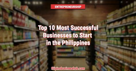 Starting A Business In The Philippines A.